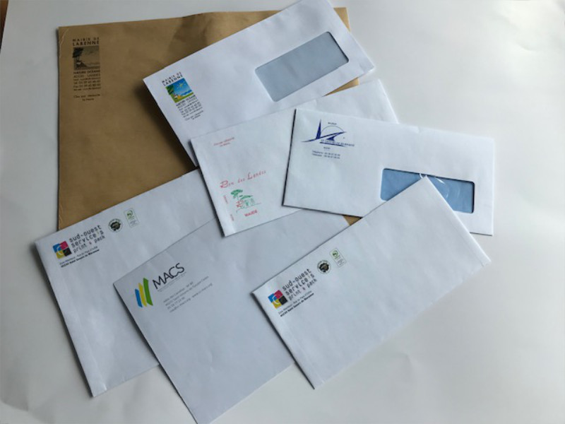 Enveloppes personnalisées avec ou sans fenetre - Sud Ouest Services -  Imprimerie